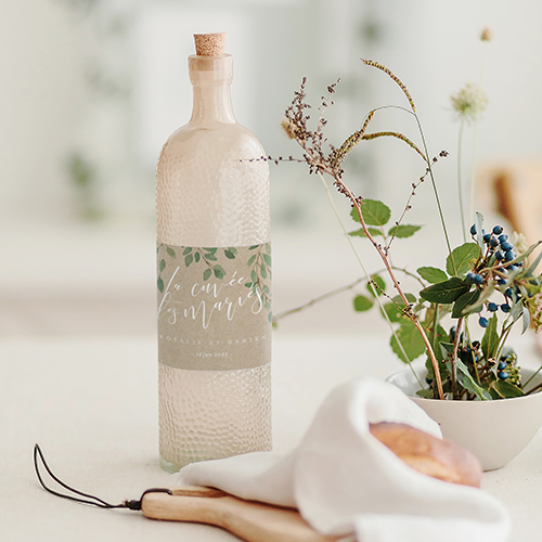 Étiquette Bouteille