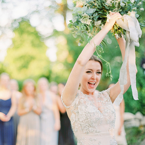 Lancer de bouquet