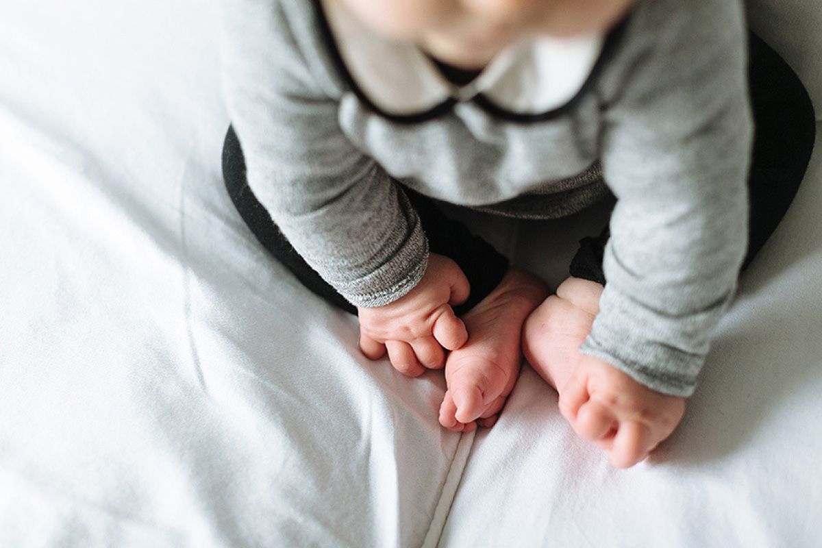  arrivee de bebe pieds