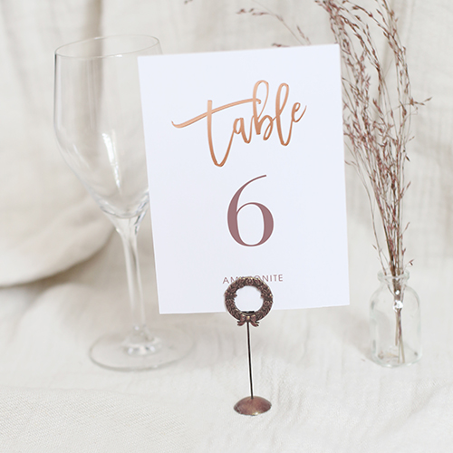 Numéro de Table