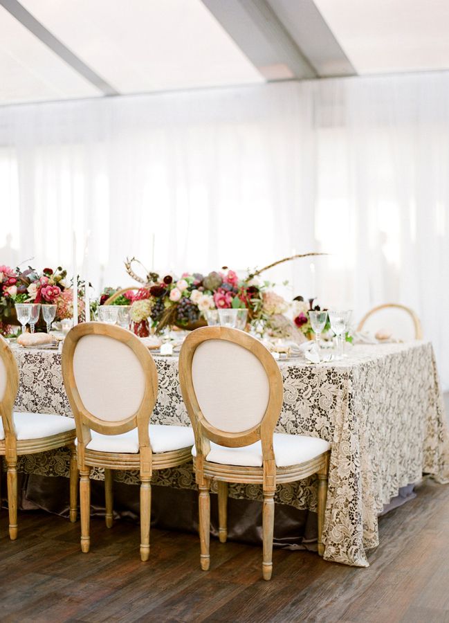 table mariage en automne