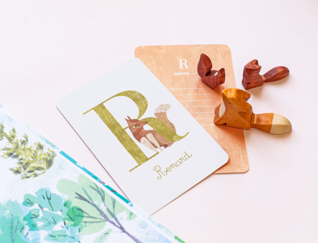 cartes abécédaires des animaux