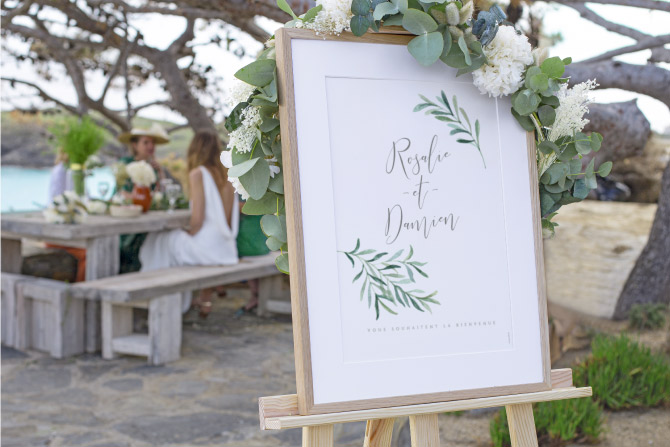 panneaux de mariage bienvenue