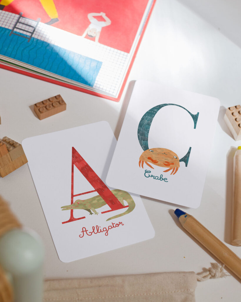 cartes abécédaires des animaux