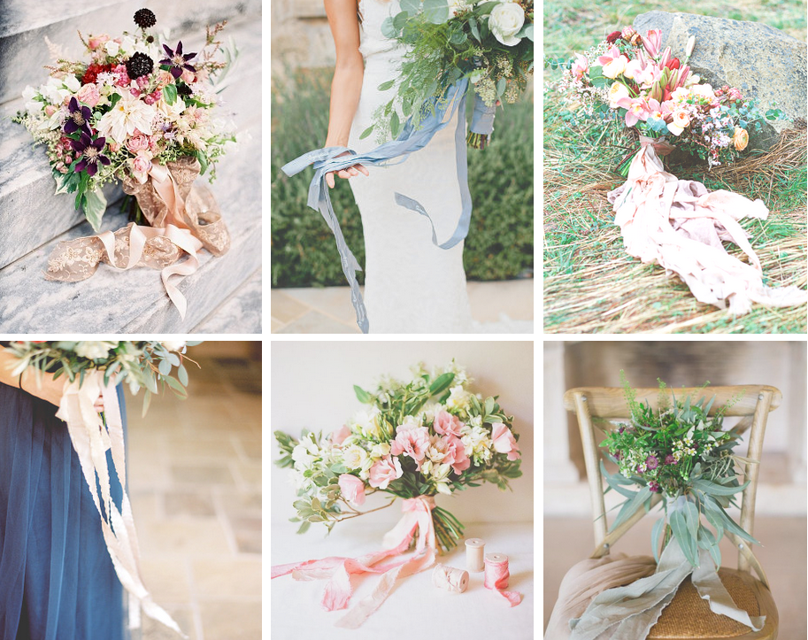 rubans bouquet