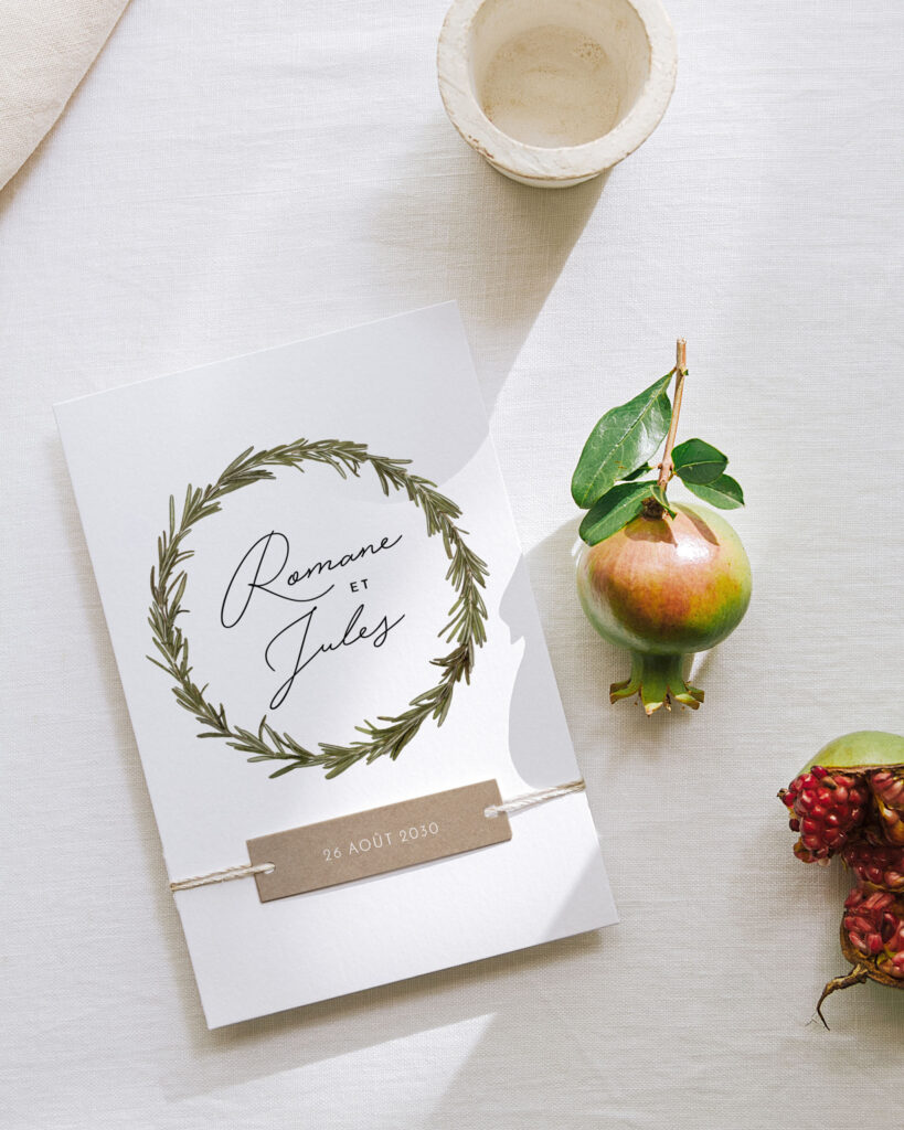 Faire-part de mariage Salvia Rosmarinus II