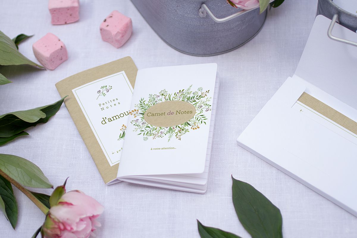 cadeaux invites carnets fougere