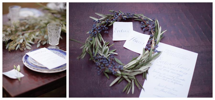 couronne fleurs mariage en bord de mer