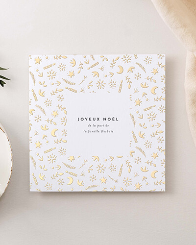 Carte de voeux Christmas Lights