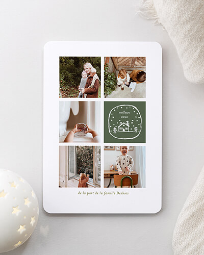 Carte de voeux Insta - Sapin