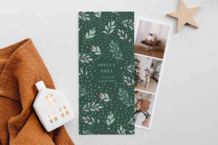 Les voeux de Noël : créez l’enchantement avec une carte personnalisée !