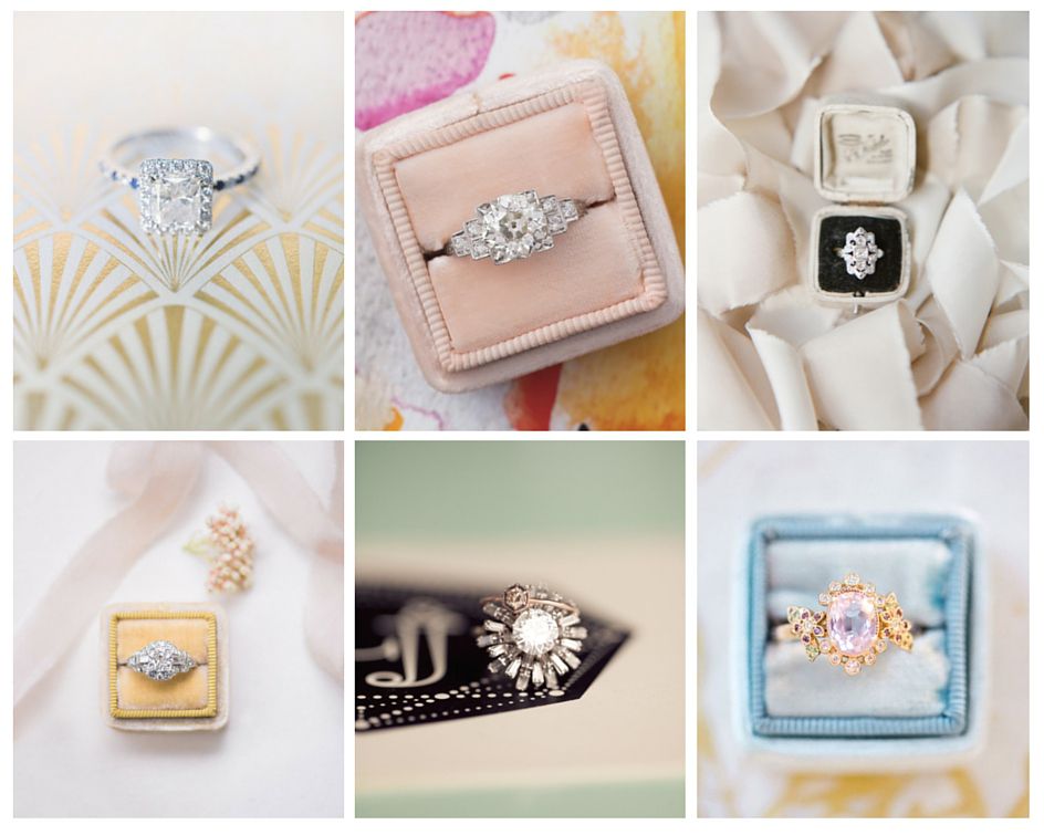 mariage annees 20 bagues