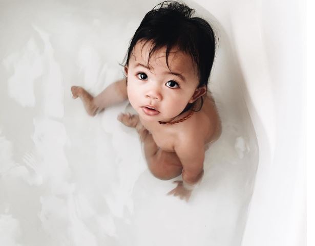  arrivee de bebe bain