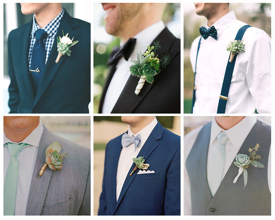 succulentes boutonnieres