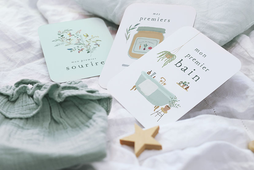 Nouveautés Cotton Bird  Les cartes Premières Fois