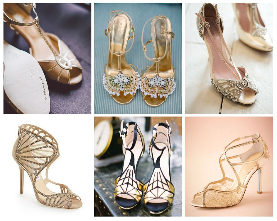 mariage annees 20 chaussures