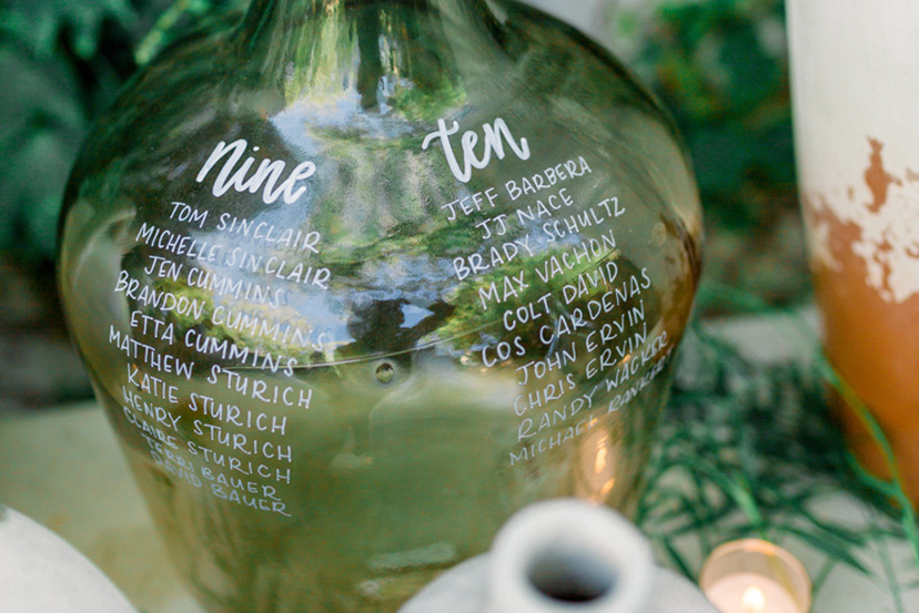 32 idées pour un plan de table original