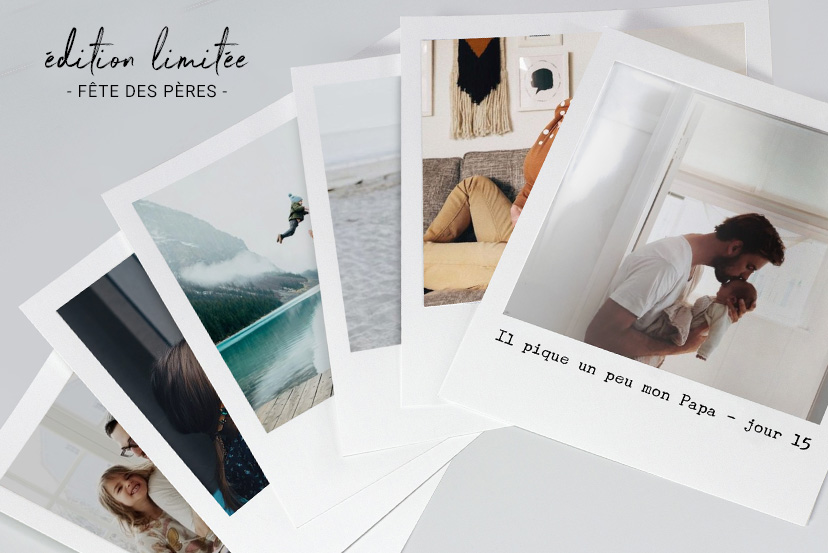 Cadeau fête des pères  La pochette polaroids personnalisée
