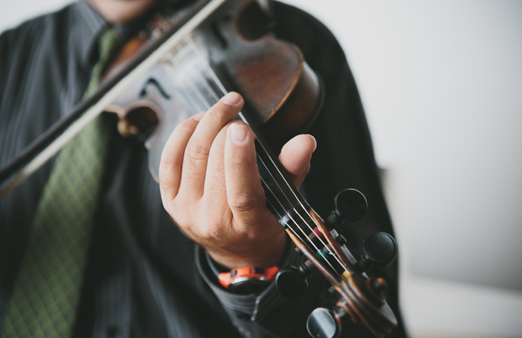 mariage boho chic musicien