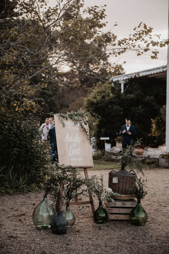 panneau de mariage