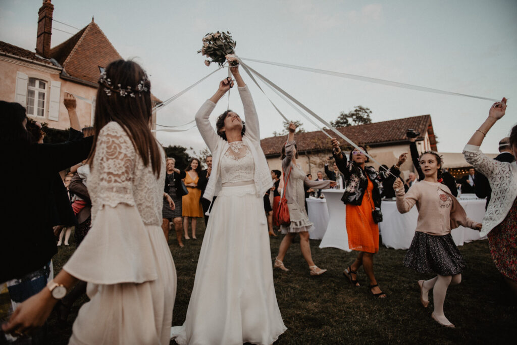 lancé de bouquet
