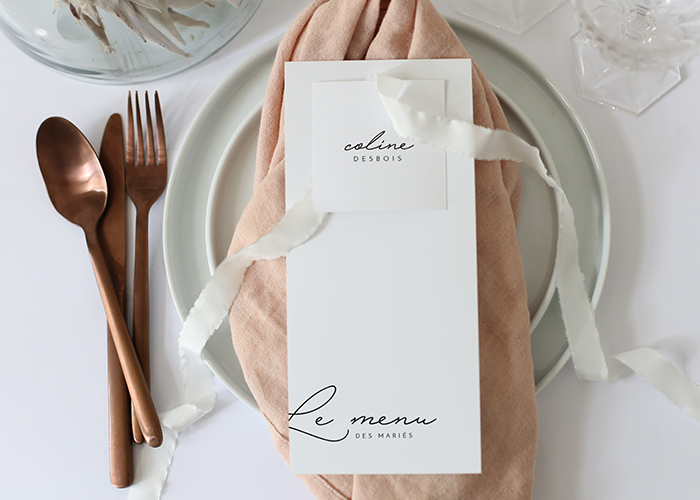Papeterie de mariage : le jour J