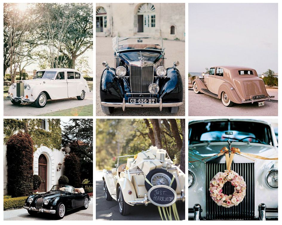 mariage annees 20 voiture