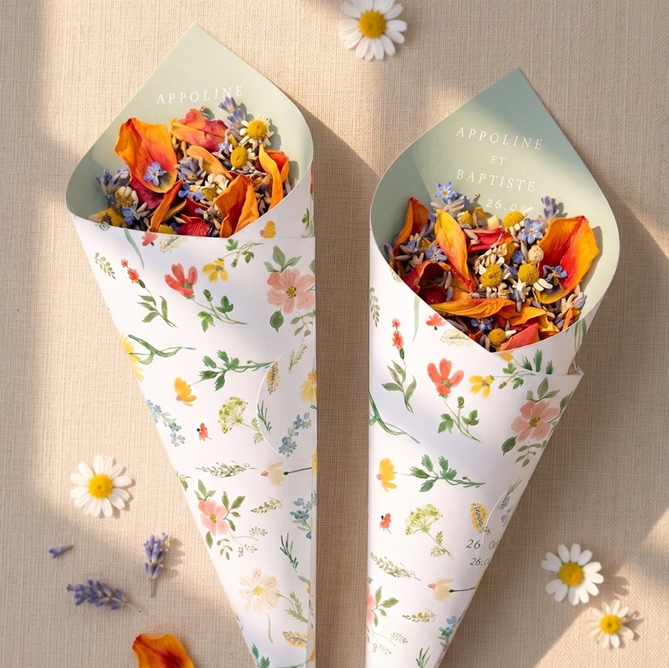 Le cornet à confettis
