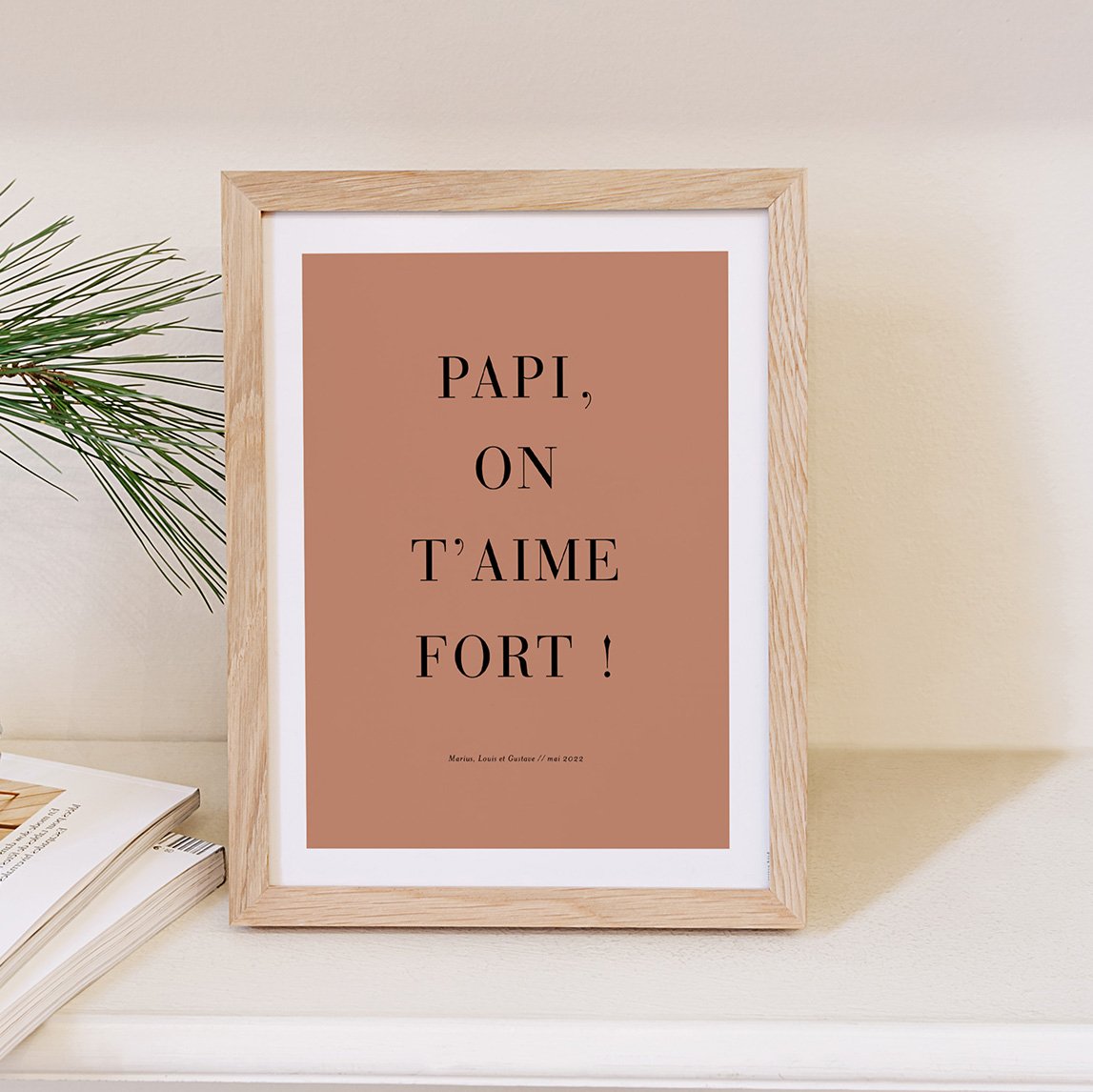 L'affiche personnalisée