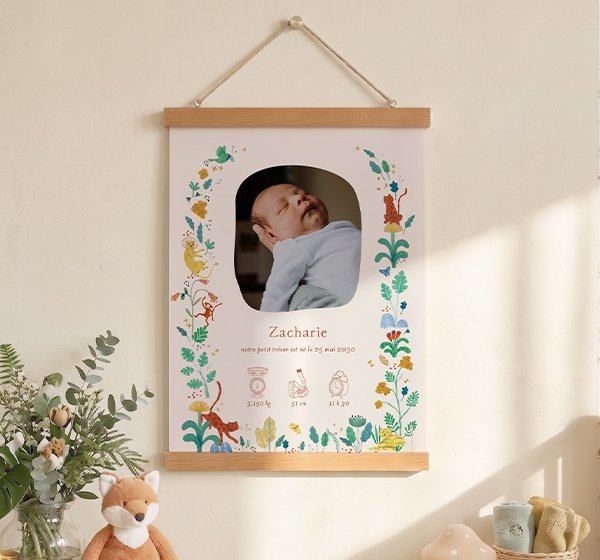 Affiche naissance