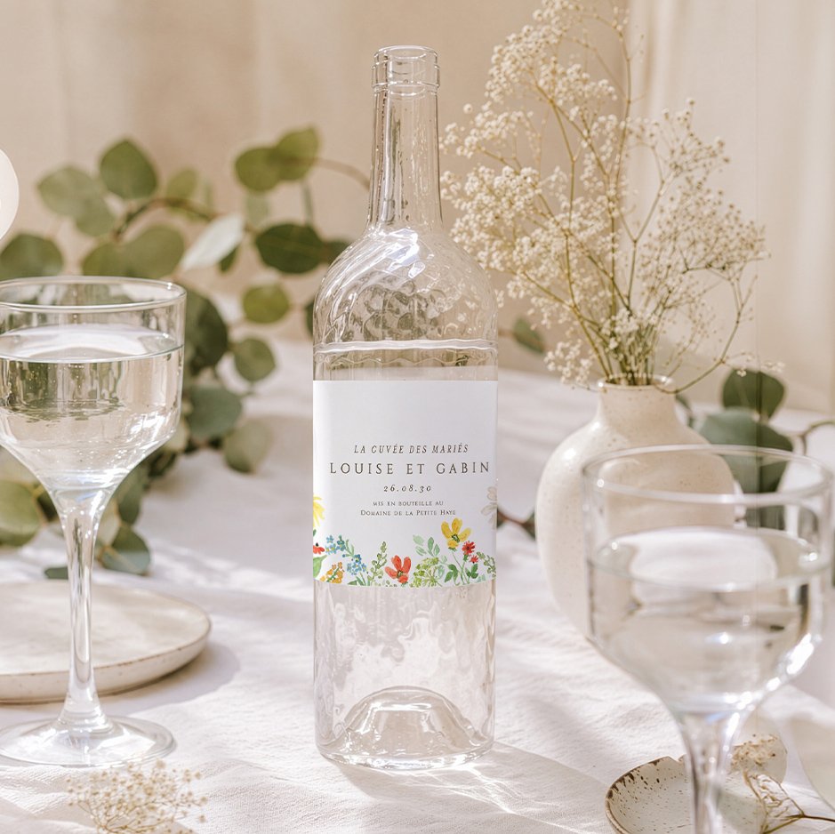 L'étiquette bouteille