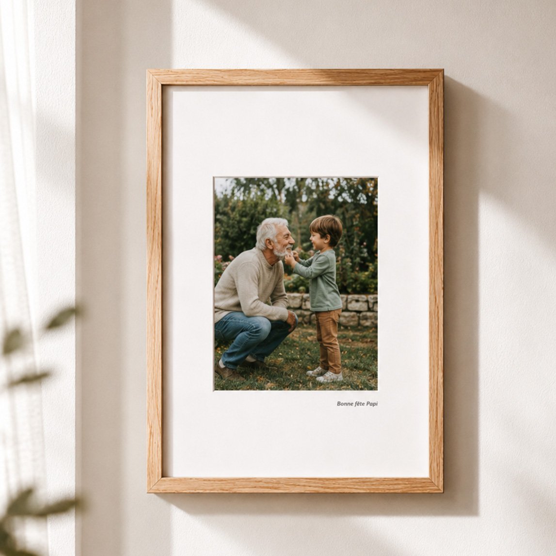 La photo encadrée