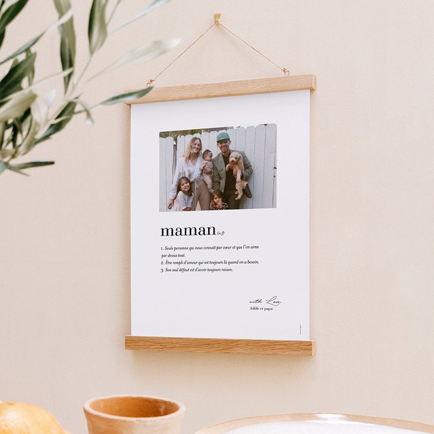 L'affiche personnalisée