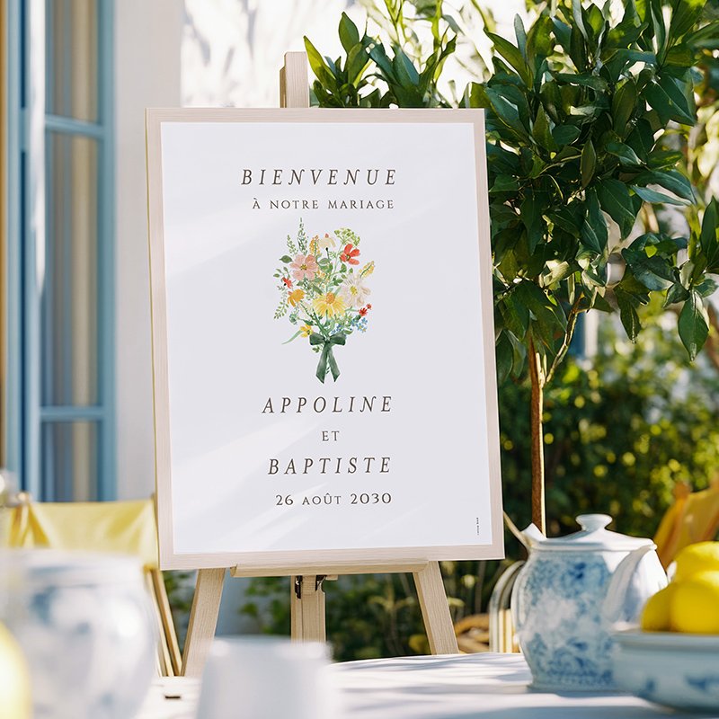 Panneau de bienvenue