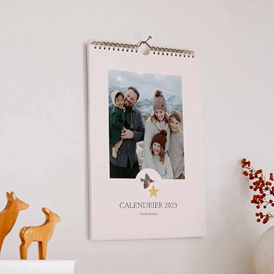 Calendrier mural 2022 : optez pour un calendrier photo grand format