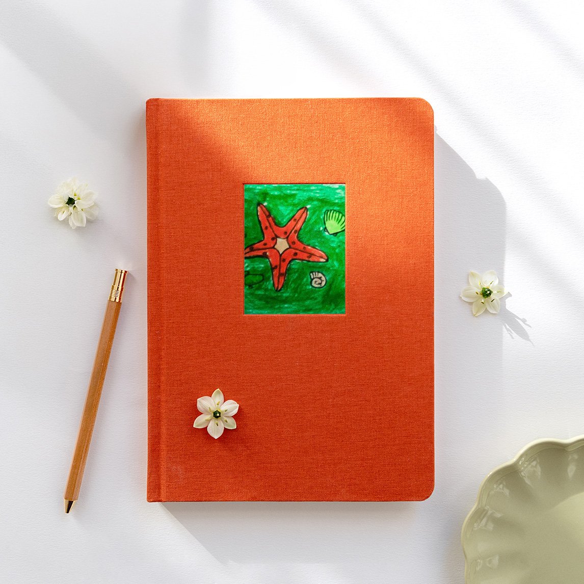 Le carnet en tissu