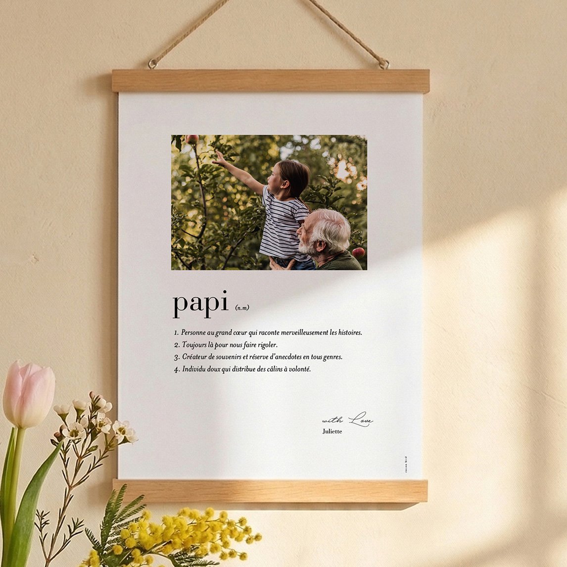 L'affiche message
