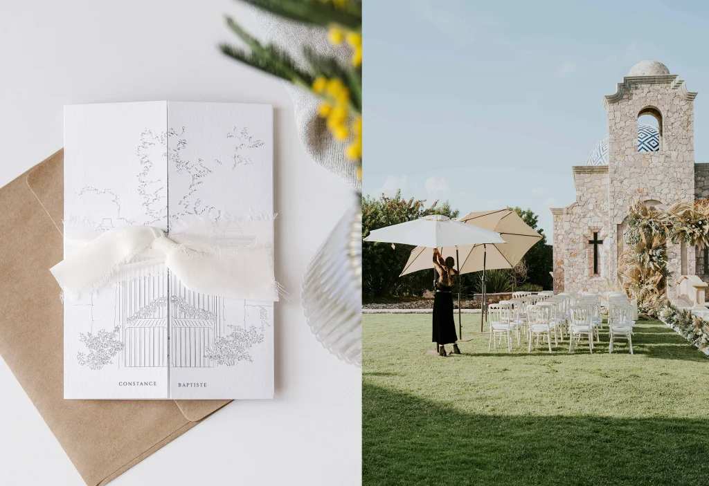 Une papeterie de mariage unique