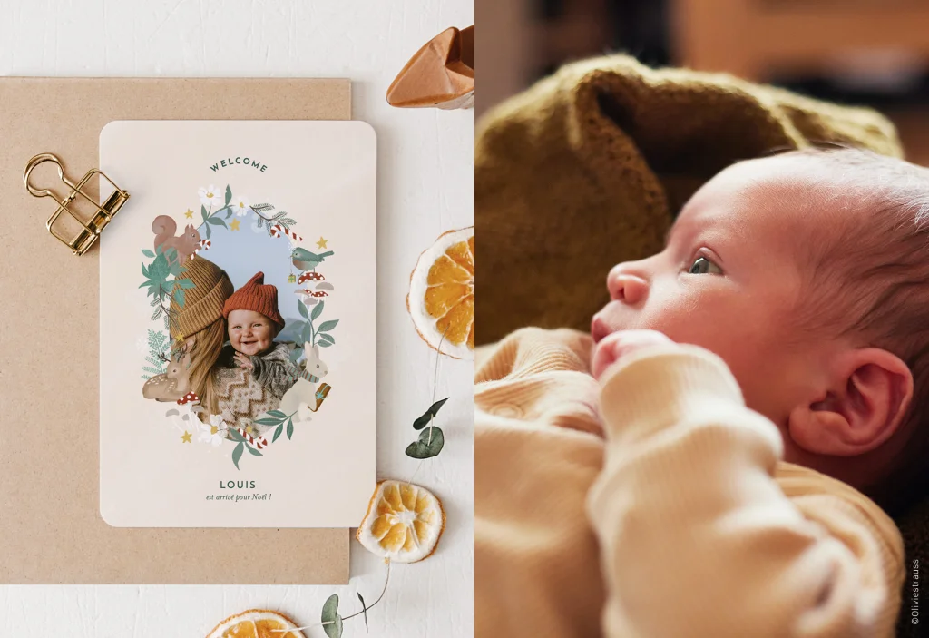 Nos adorables faire-part de Noël