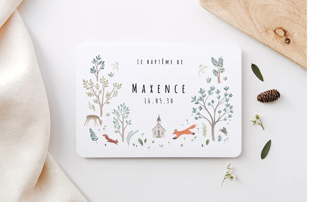 Faire-part Baptême
