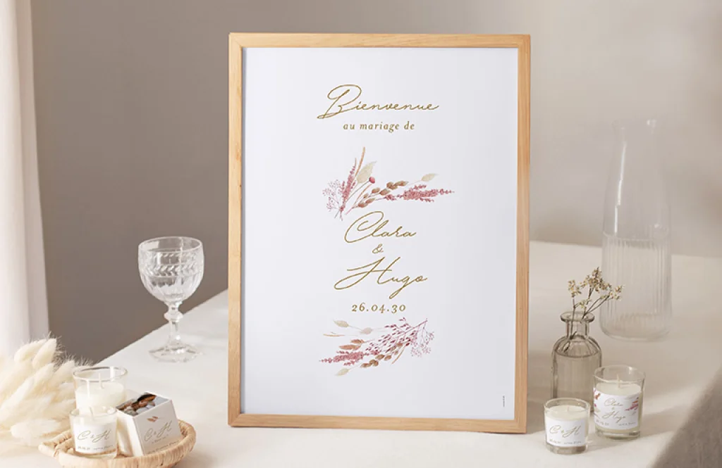 Les panneaux mariage