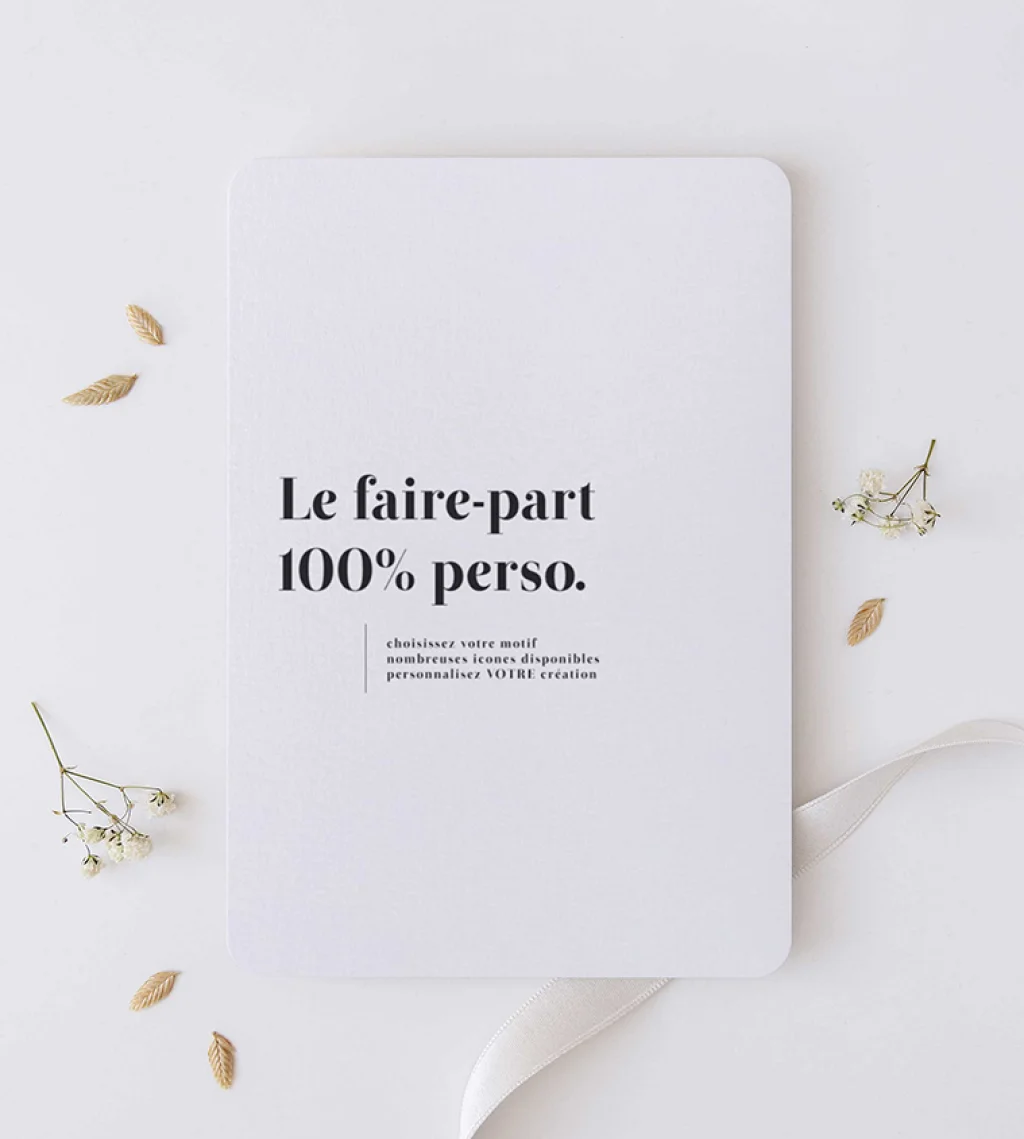 Le 100% personnalisable