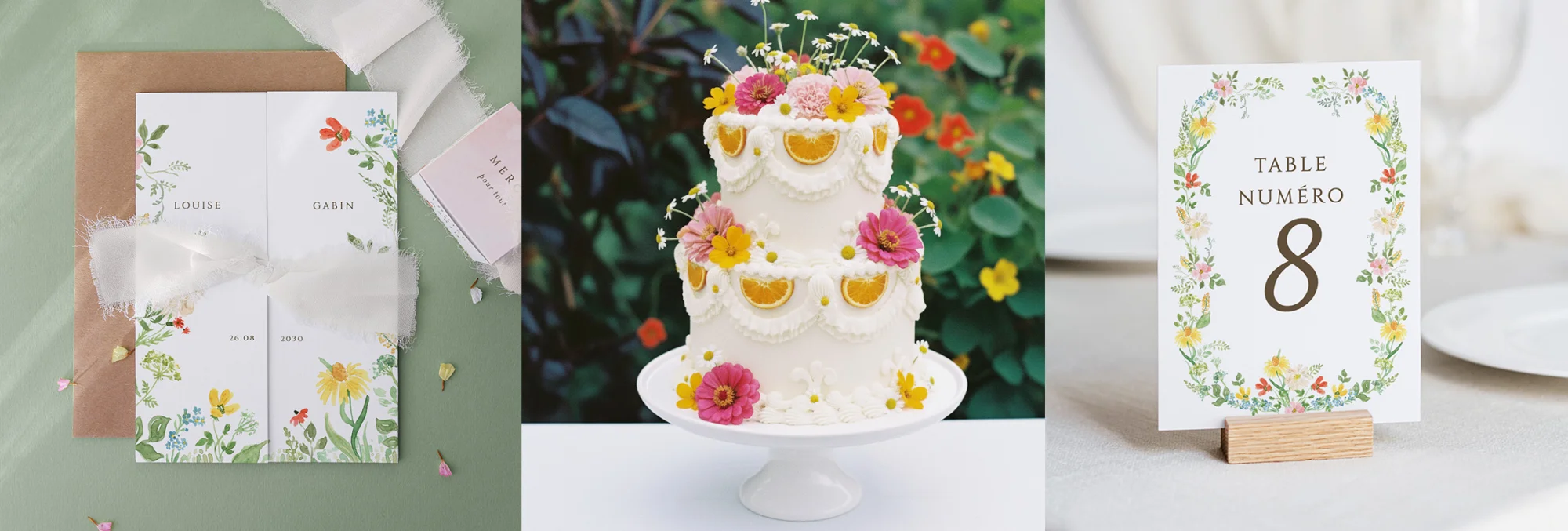 Des faire-part fleuris