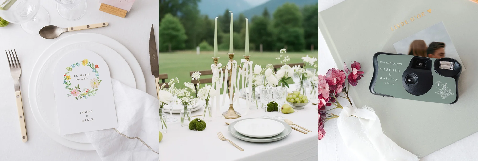Sublimez vos tables de mariage
