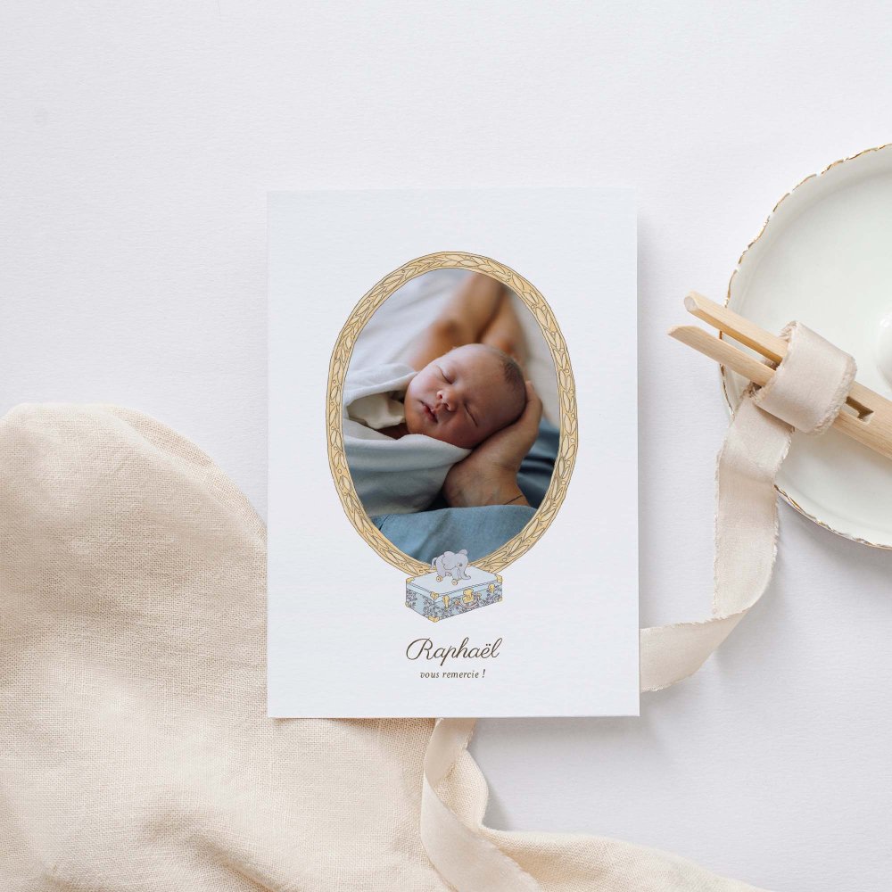 Mon premier portrait - bleu