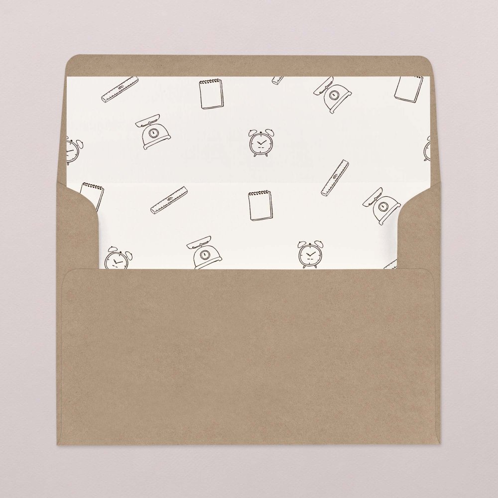 Intérieur d'enveloppe