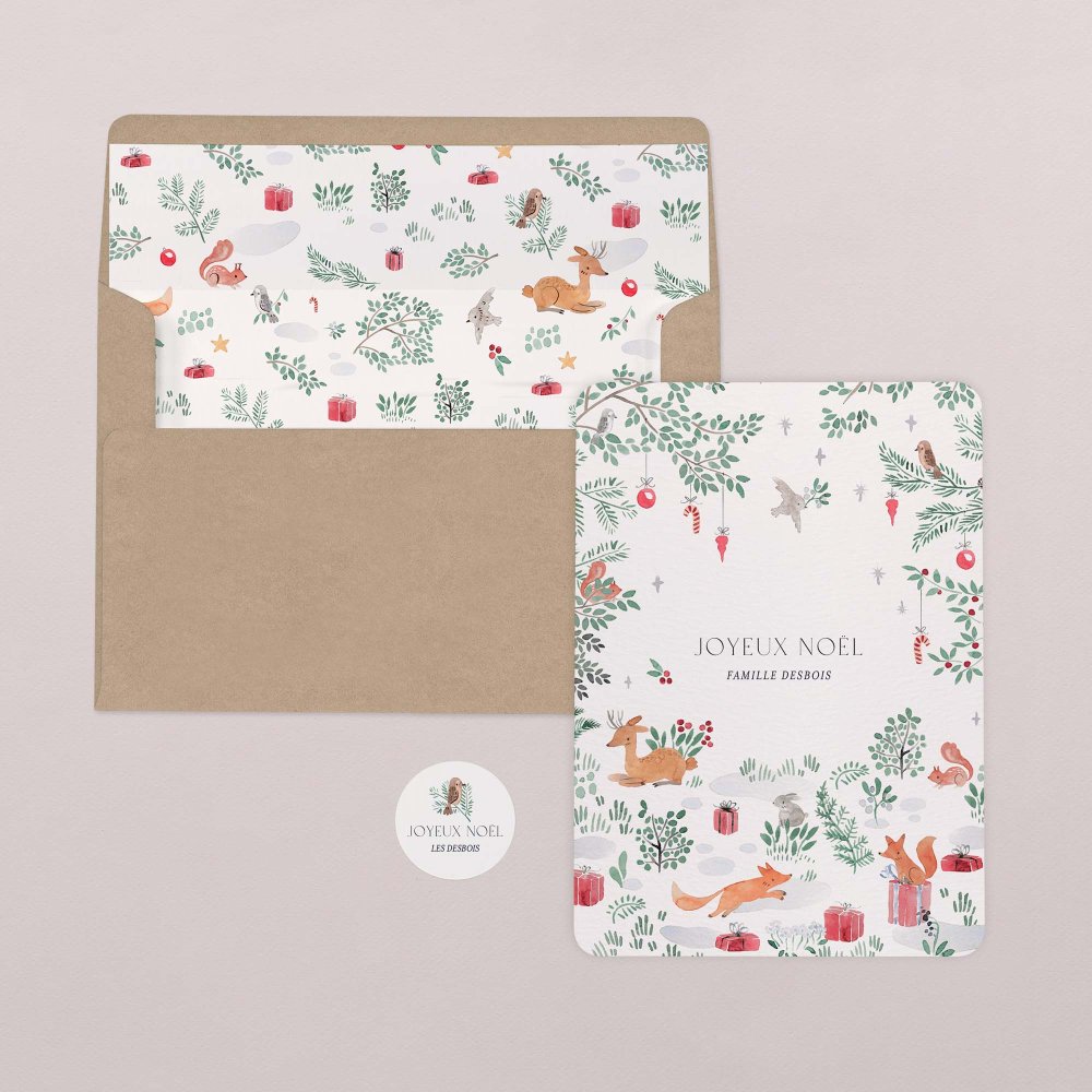 Forêt hivernale