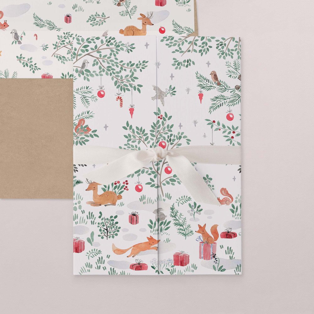 Forêt hivernale