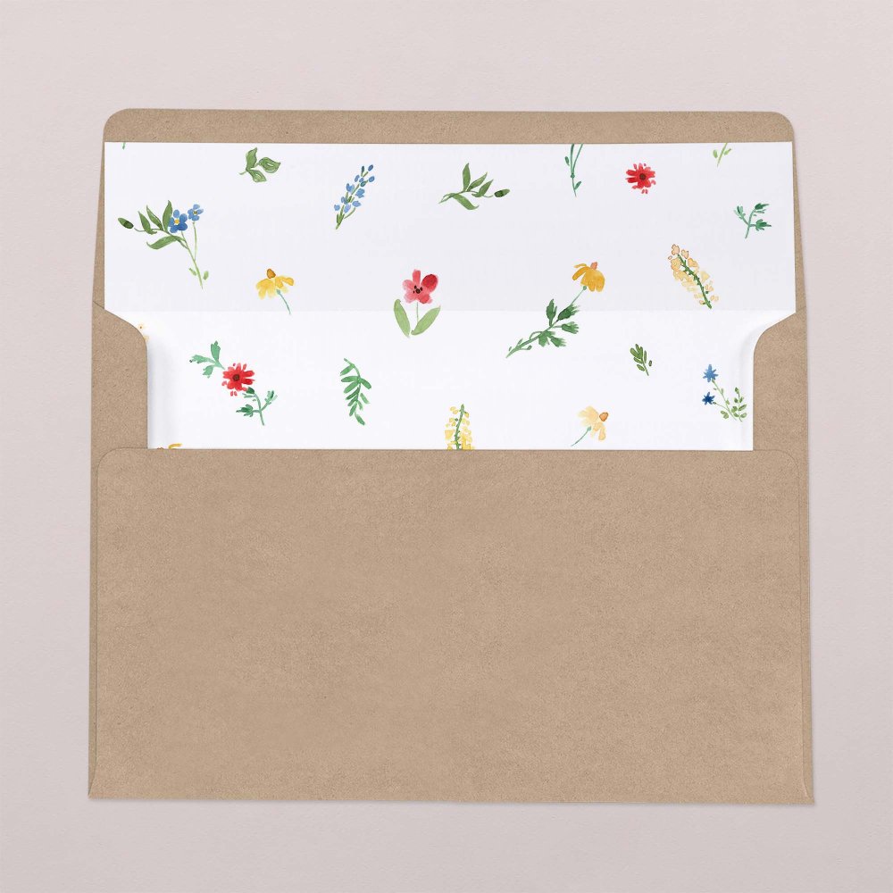 Intérieur d'enveloppe