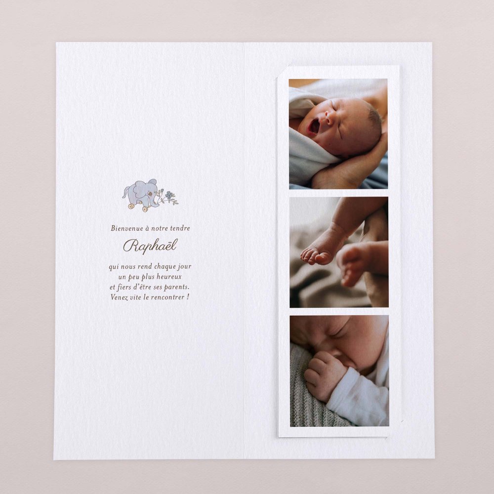 Mon premier portrait - bleu